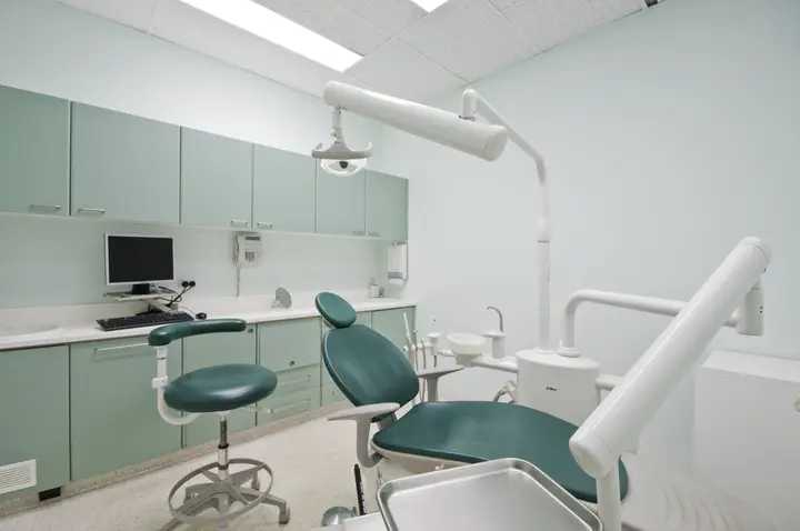 A clinic treatment room
